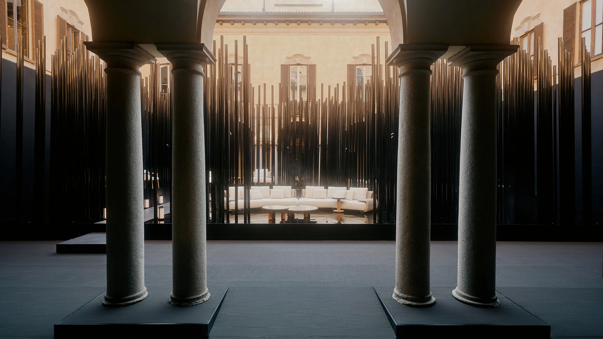 Poliform в Палаццо Клеричи: экспозиция как целостный архитектурный нарратив