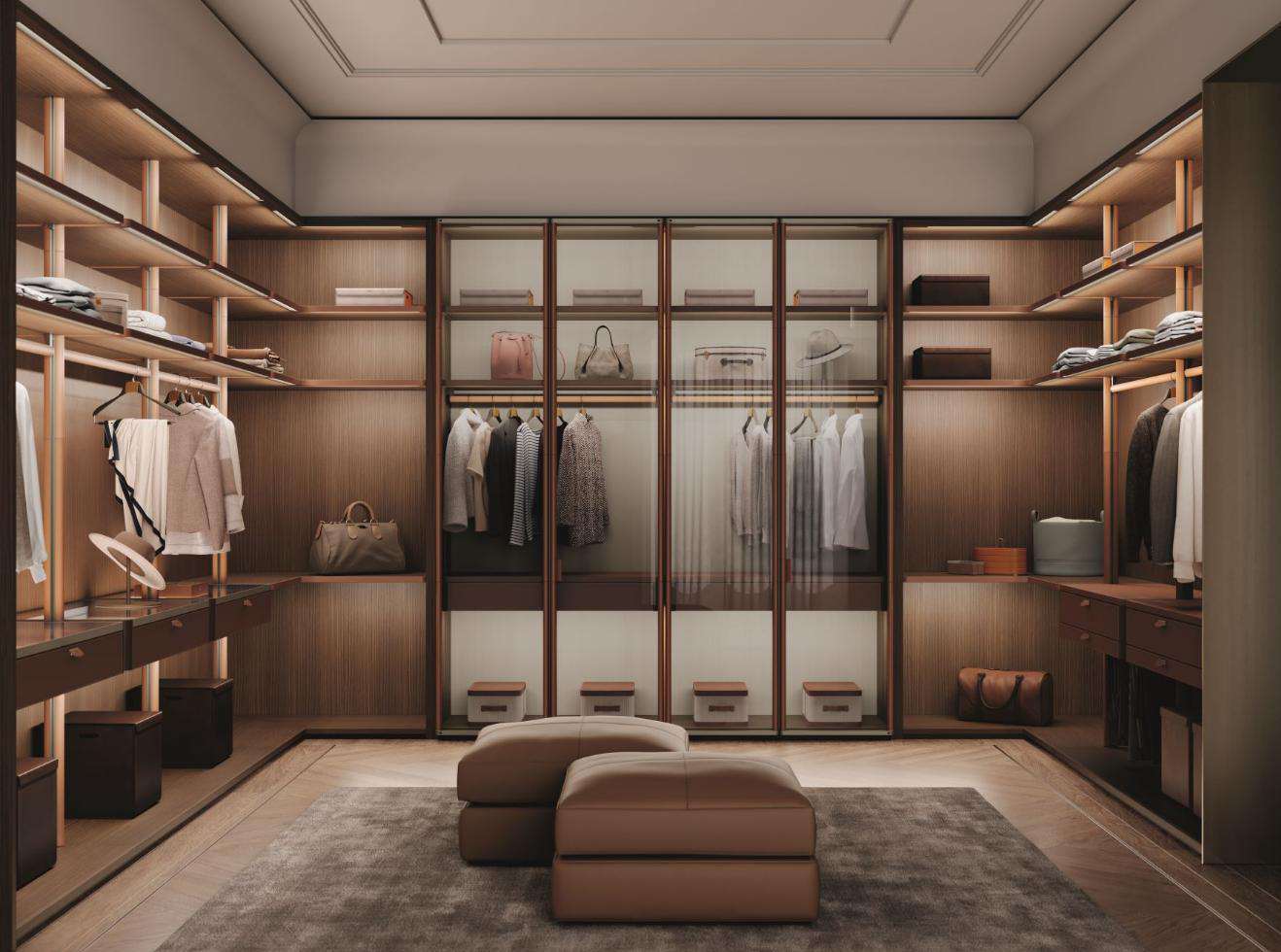 Poltrona Frau выходит в сегмент гардеробных систем