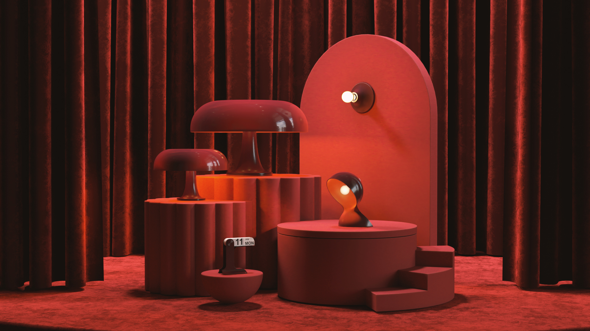 Artemide и Danese Milano представили лимитированную коллекцию Ruby Red