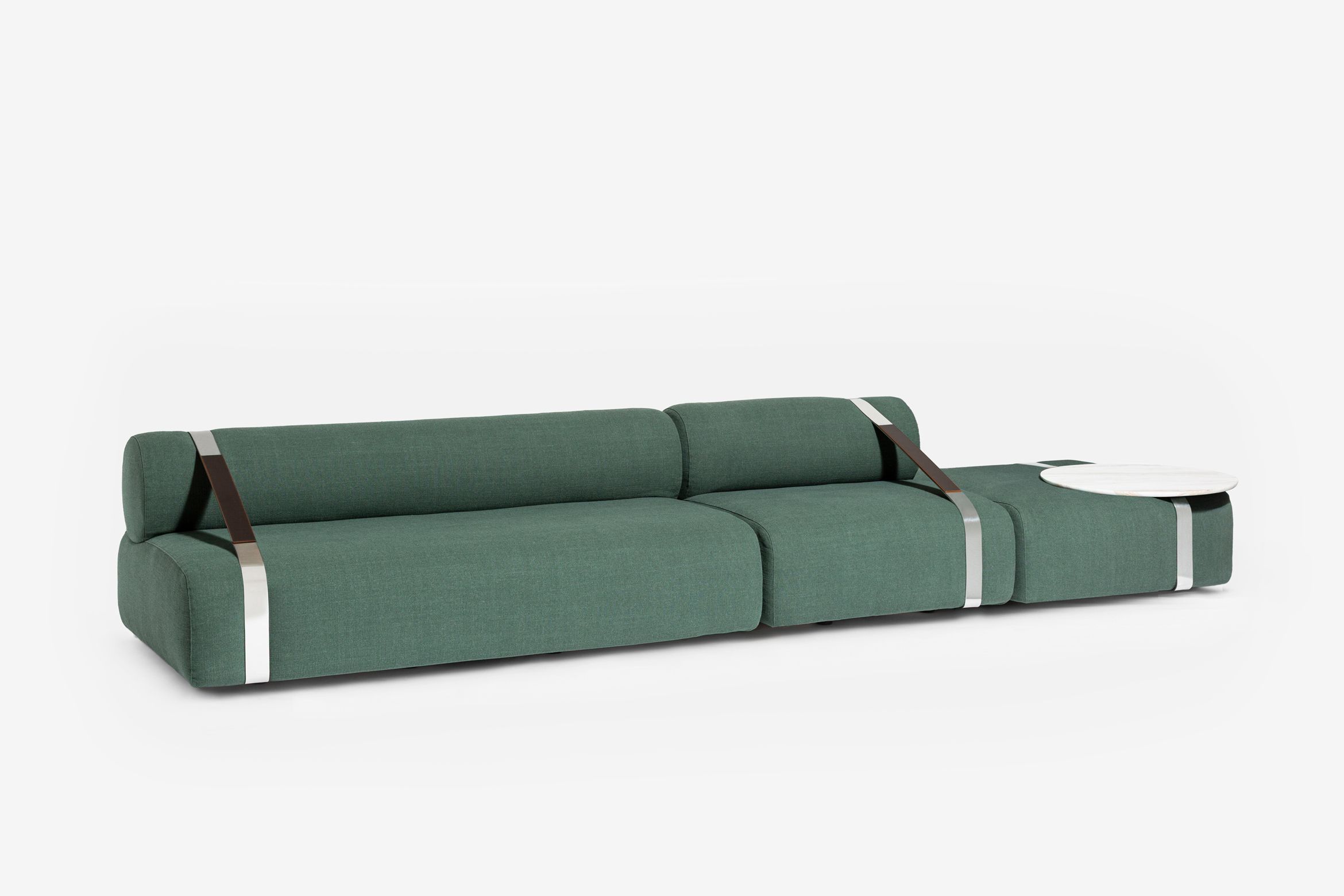 модульный диван с журнальным столиком Carpanese Home Meg XL