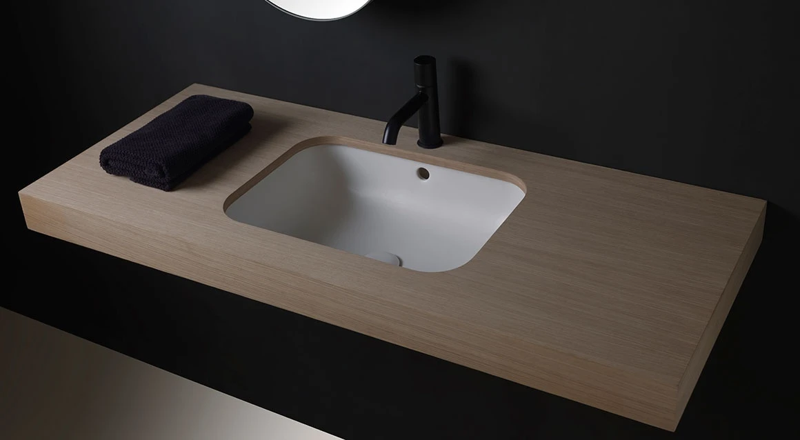 Прямоугольная раковина для встраивания под столешницу Ceramica Cielo (EJLASPR)