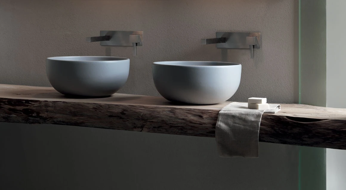 Накладная чаша Shui без перелива ø40. Ceramica Cielo