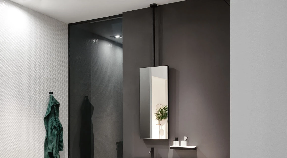 Зеркало Argo, потолочный монтаж. Ceramica Cielo