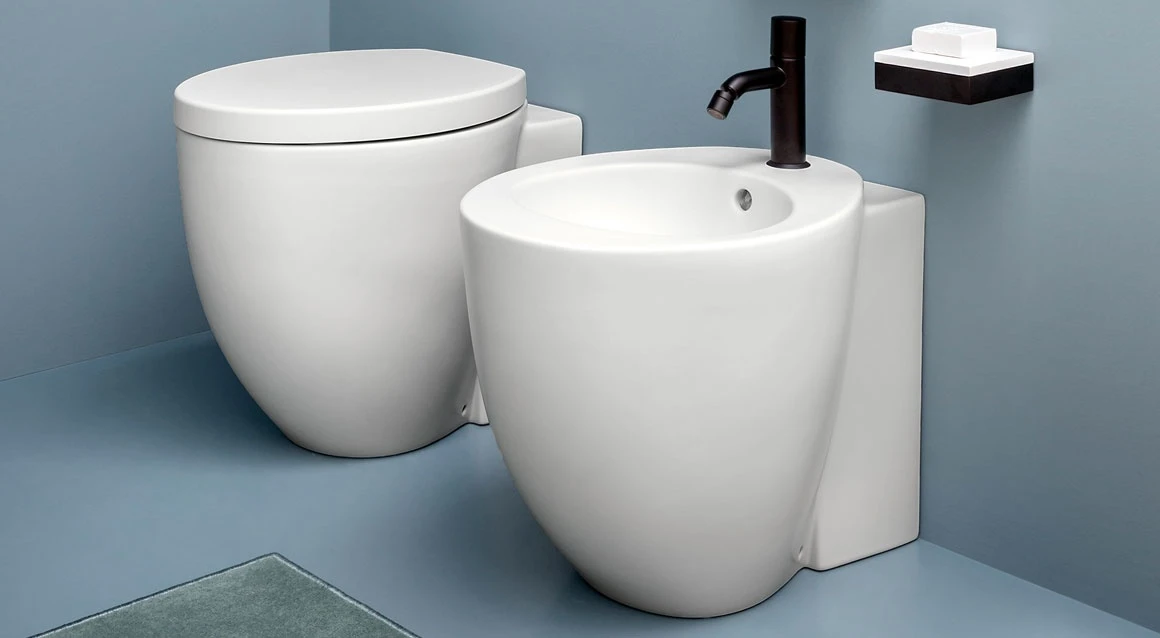 Приставное биде с одним отверстием. Ceramica Cielo (LGBIREV)