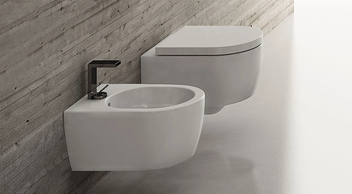 Подвесное биде MINI с одним отверстием. Ceramica Cielo
