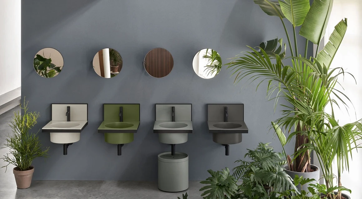 Elle Tonda Ceramica Cielo