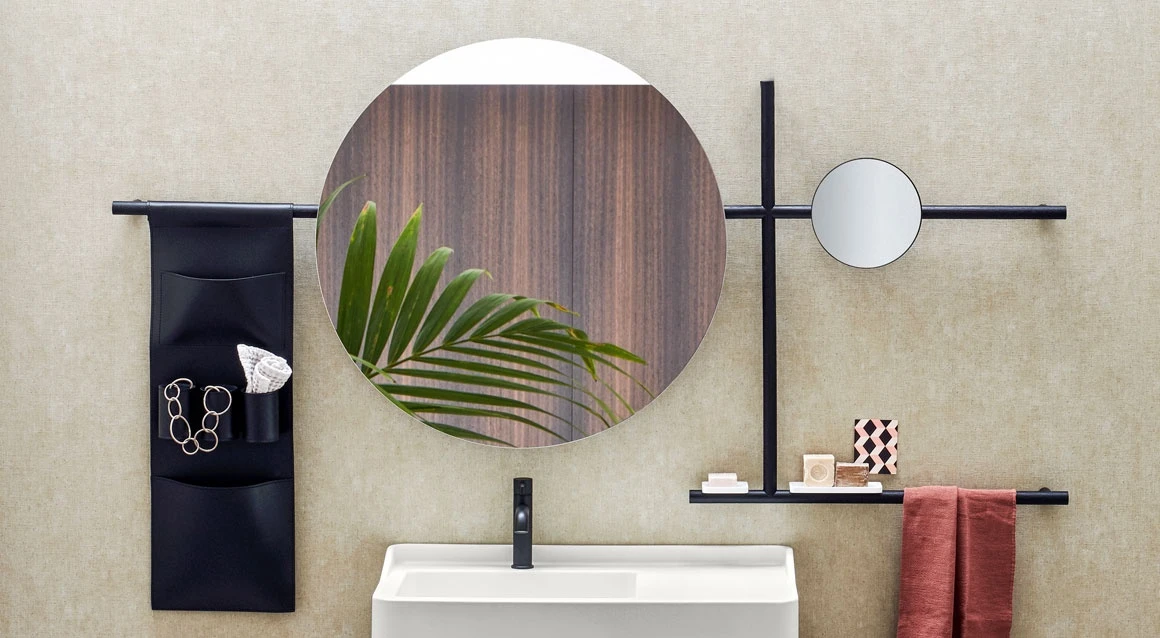 Композиция с круглым зеркалом Ceramica Cielo
