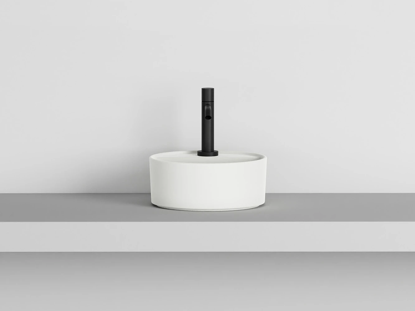 Круглая раковина с одним отверстием Ceramica Cielo