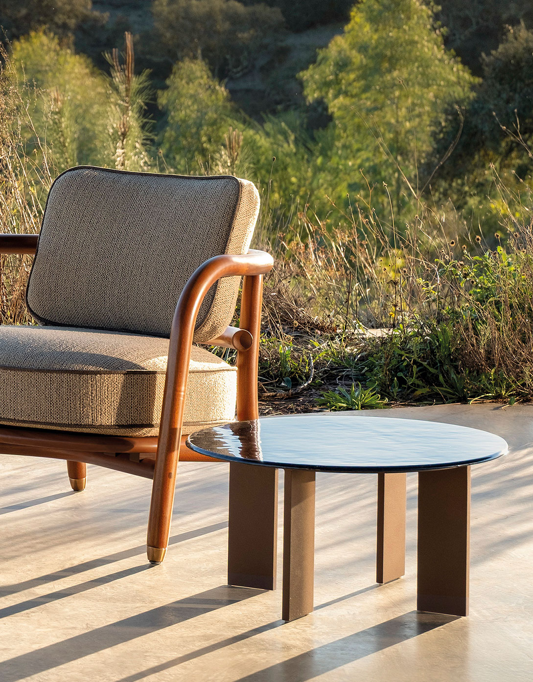 Уличный столик Expormim LEKU ROUND COFFEE TABLE C806 R60