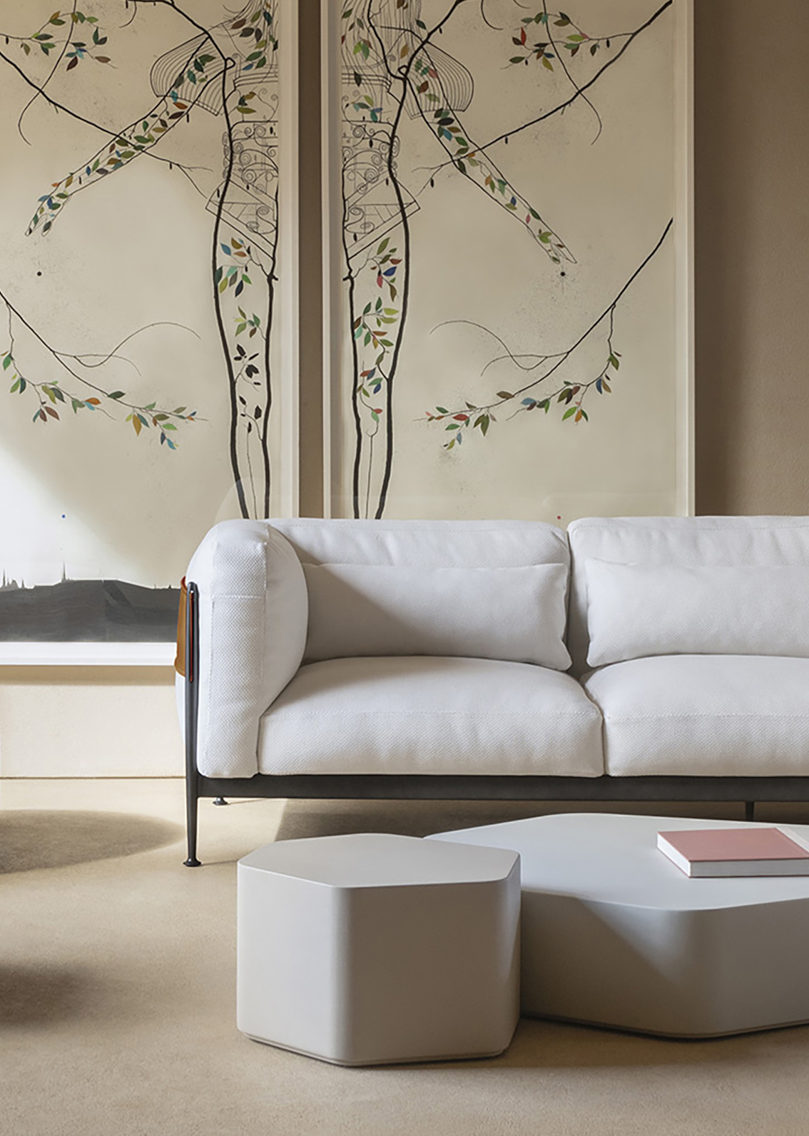 Уличный диван Expormim OBI LOVESEAT
