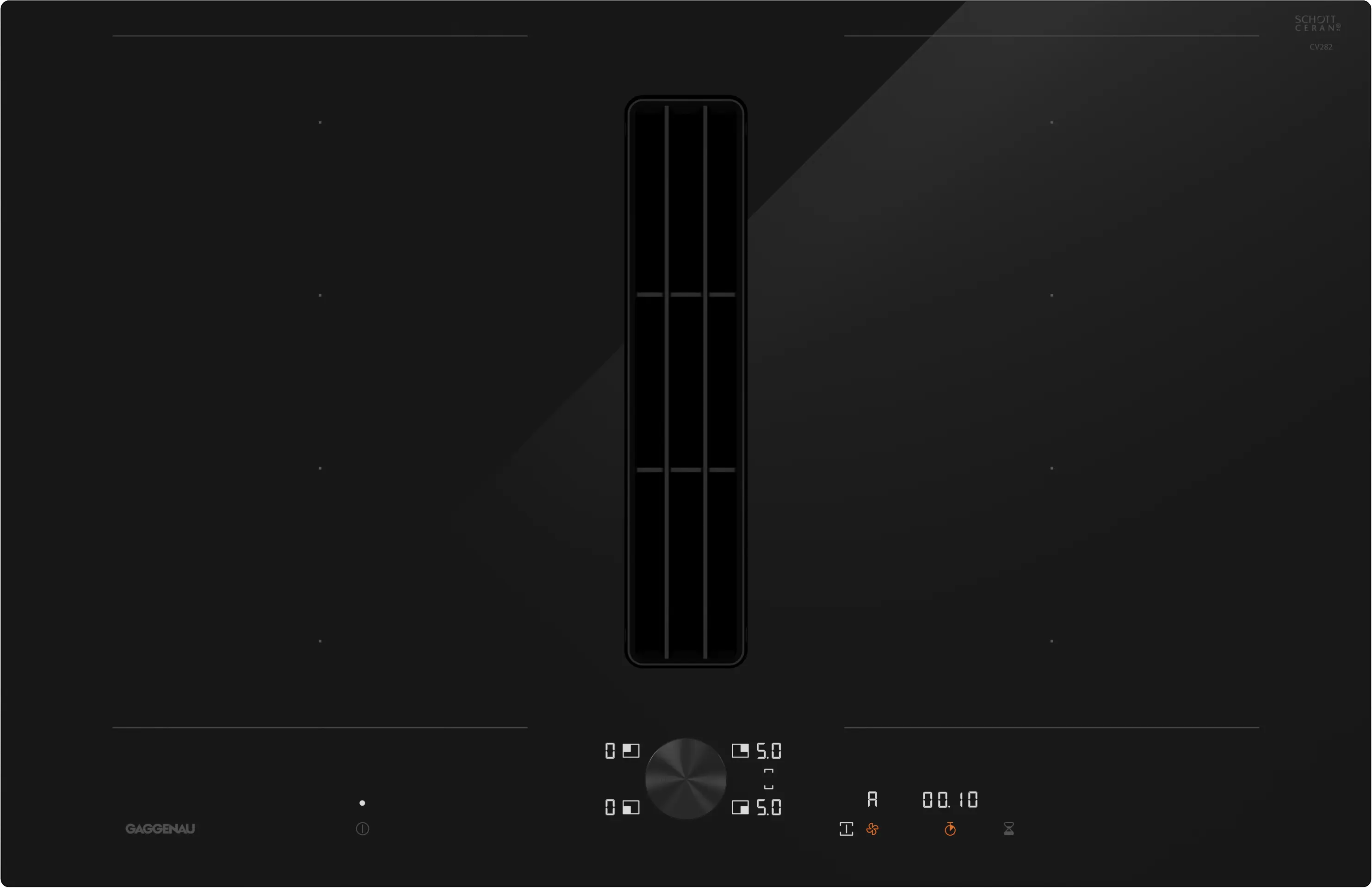 Индукционная варочная панель Flex со встроенной вытяжкой Gaggenau CV282101