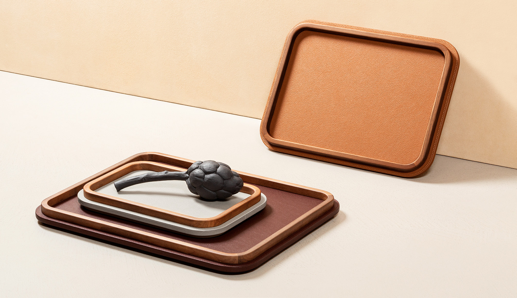 Прямоугольный поднос со скруглёнными углами