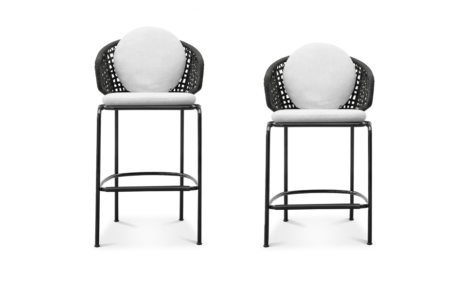 Aston "cord" outdoor stool