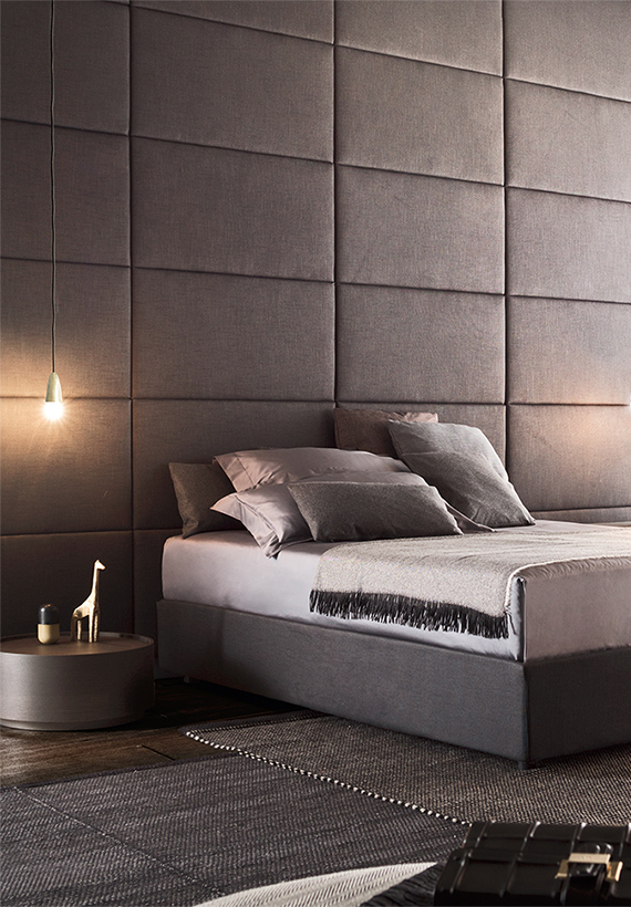 Кровать Pianca UPHOLESTERED WALL PANELS