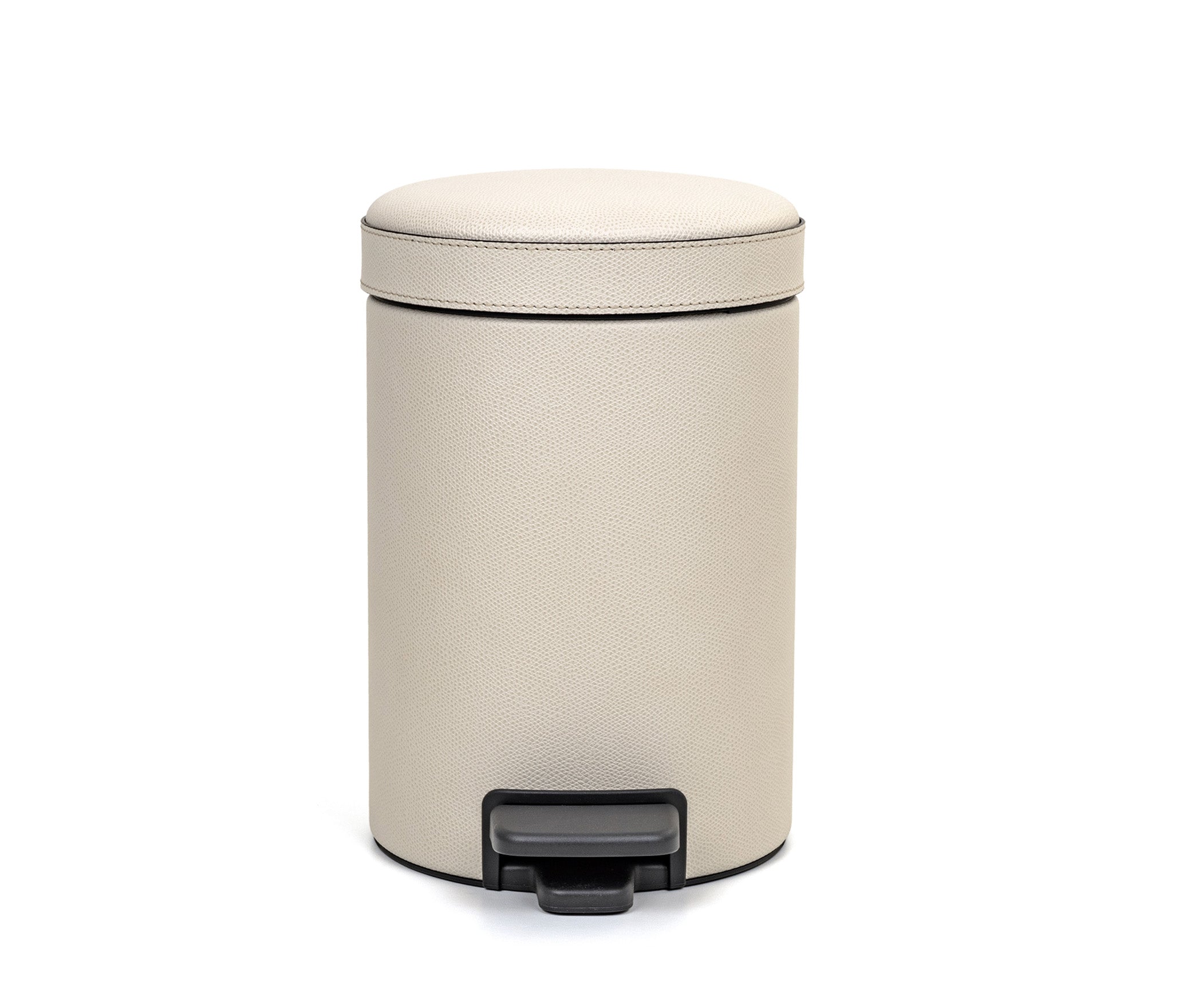Round pedal bin