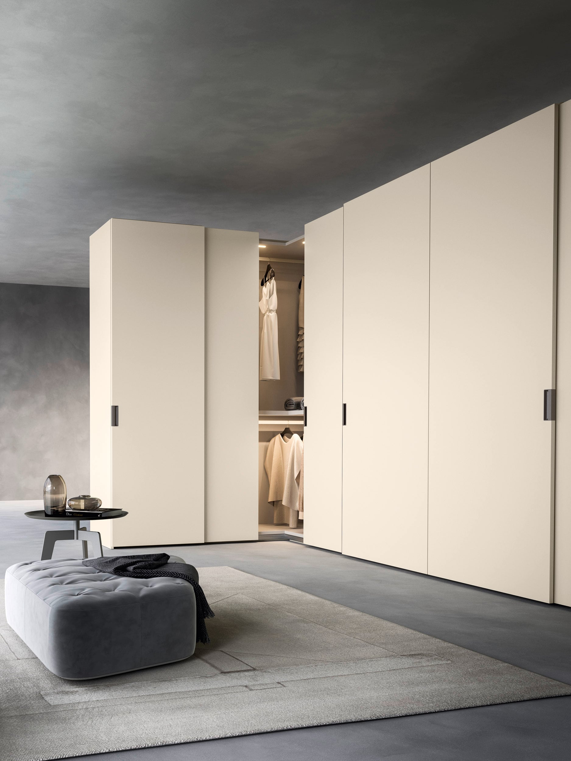 Архитектурная шкафная система Sangiacomo Corner wardrobes and end elements