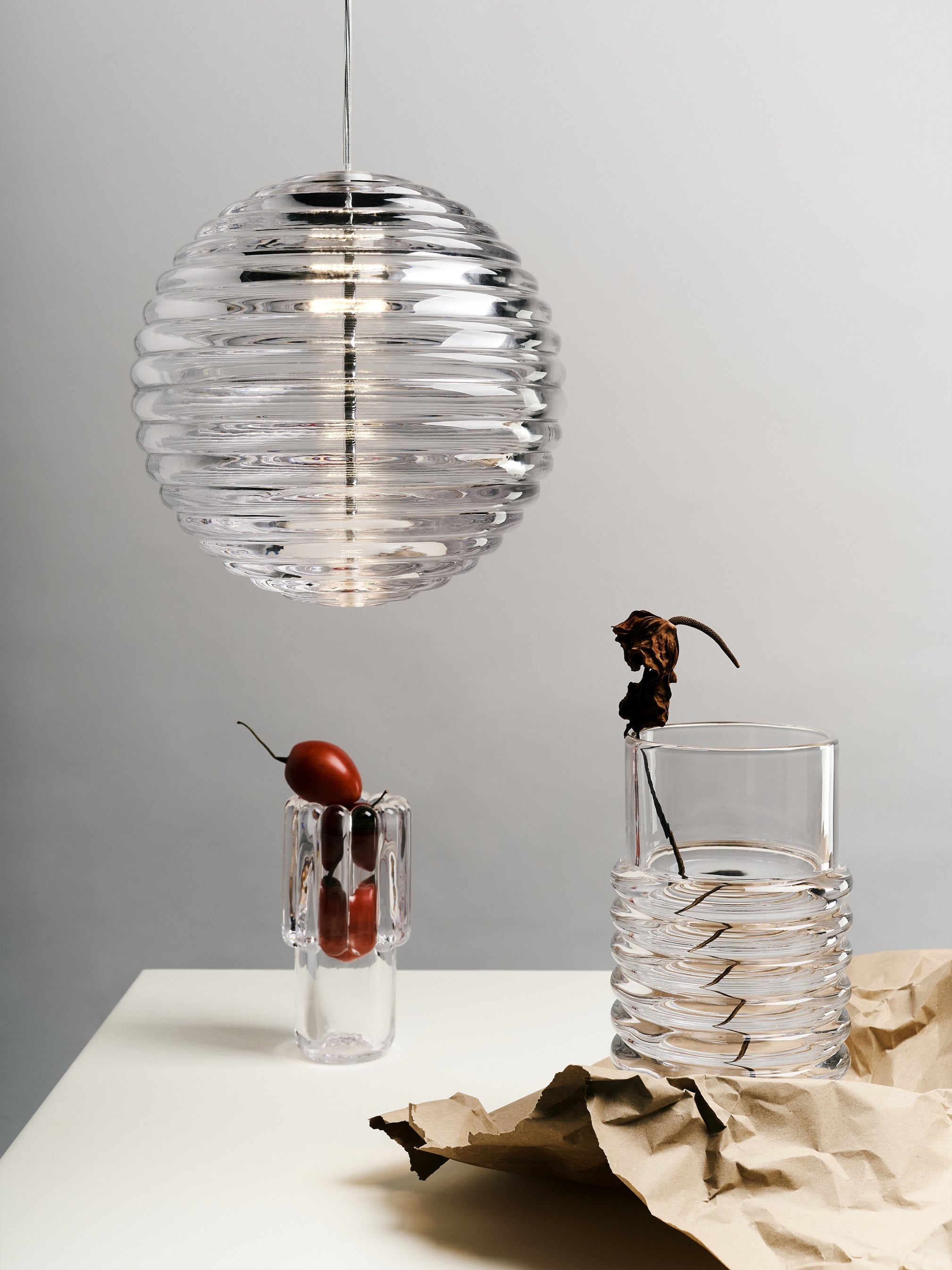 Press Sphere Pendant Light