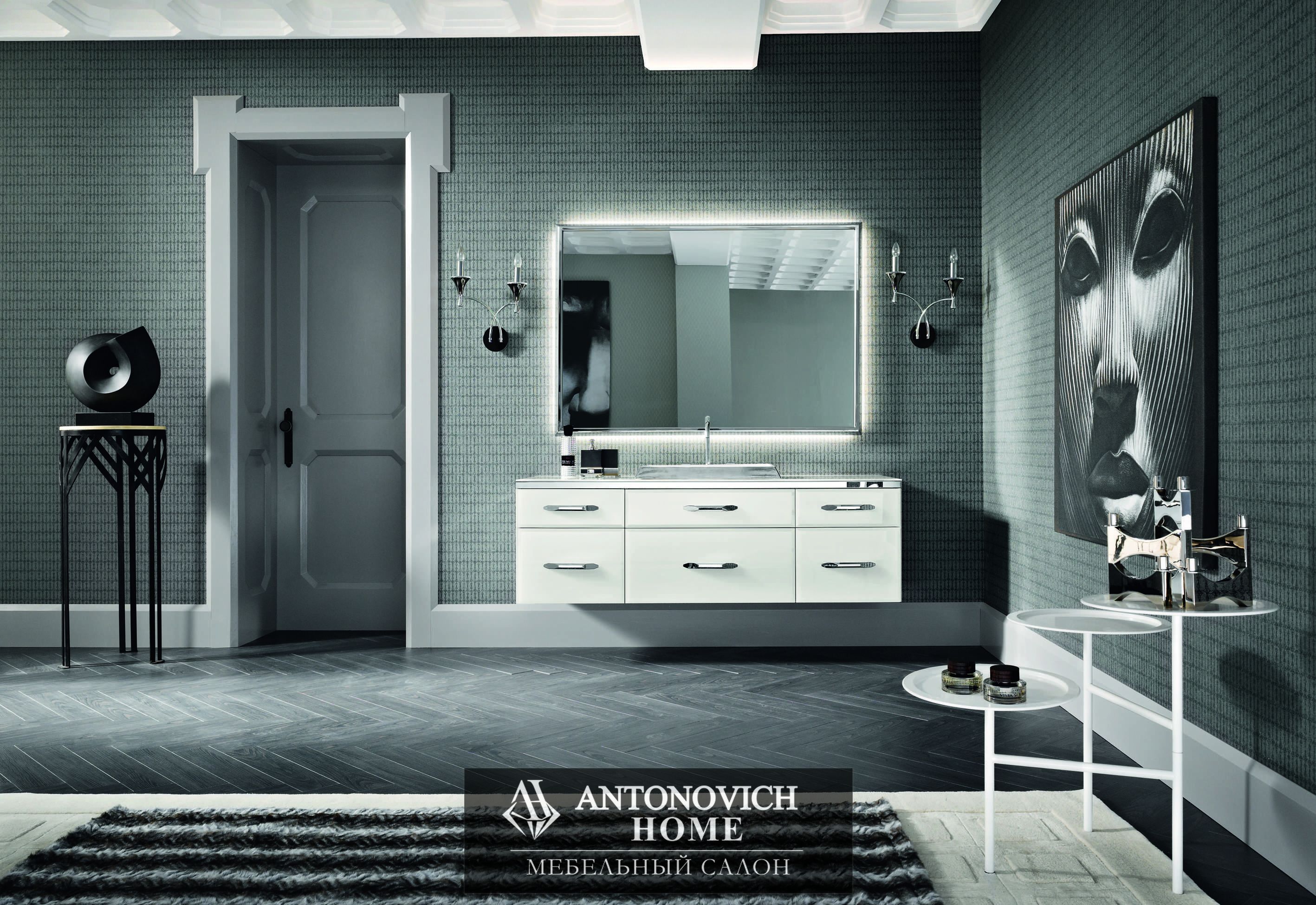 Vitage_Hilton04_2_Зеркало Diamond Vitage (Milldue edition) мебель в ванную Hilton 04