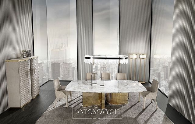 Столовая группа Tiffany DV Home – Элитная мебель из Италии