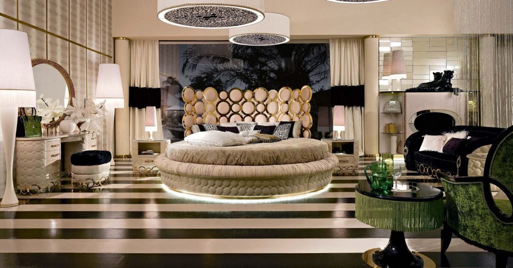 Круглая кровать Alta Moda коллекция Jaguar 