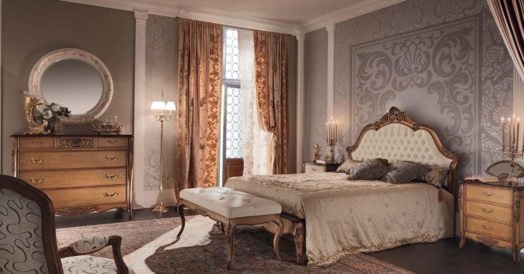 Кровать, Изголовье Обивка Кожей, Capitonnè Francesco Pasi Спальня Gran Guardia