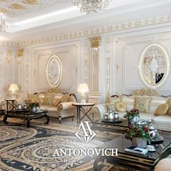 Мебель в классическом стиле для гостиной от Antonovich Home