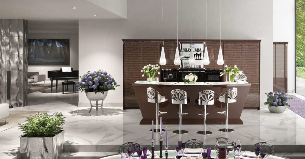 Элегантная кухня Alisia итальянской компании Tessarolo , Центр итальянской мебели Antonovich Home