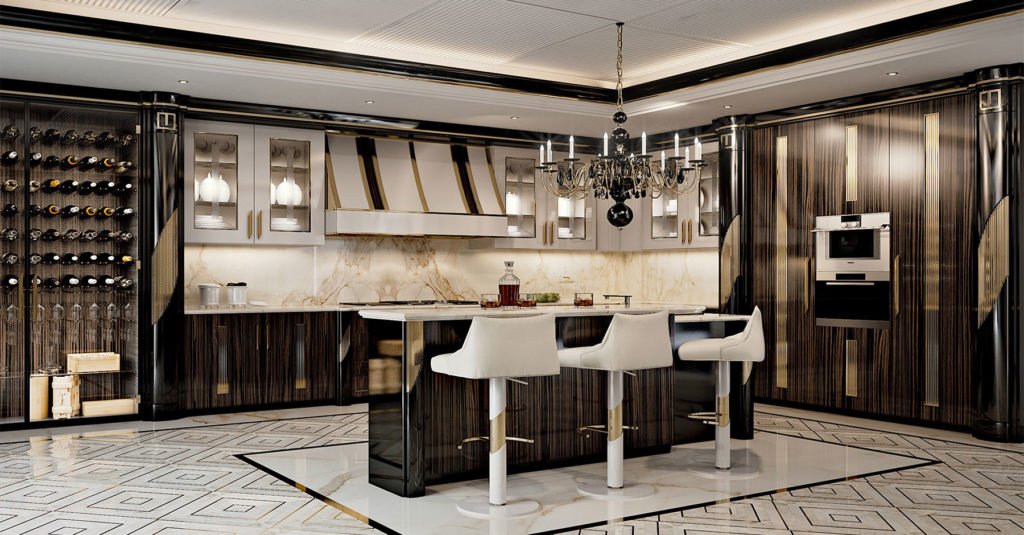 Фешенебельная кухня Glamour итальянской компании Tessarolo, Центр итальянской мебели, Antonovich Home