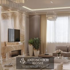 KEOMA гостиная в проекте студии Luxury Antonovich Design от Antonovich Home