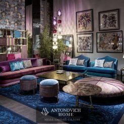 Etro Home Interiors гостиная от Antonovich Home