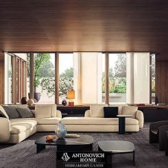 Poliform гостиная Calming retreat от Antonovich Home