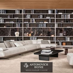 Poliform модульные системы гостиной Wall System от Antonovich Home