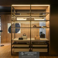 Molteni Group гардеробная система Gliss Master от Antonovich Home