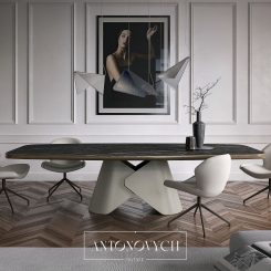 Cattelan Italia стол Scott Keramik от Antonovich Home