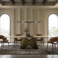 Cattelan Italia стол Scott Keramik от Antonovich Home